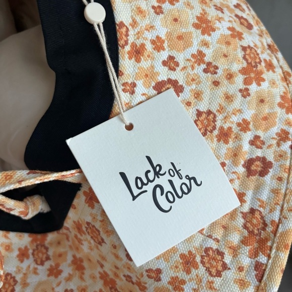 NWT Lack Of Color Wave Floral-print Cotton-canvas Bucket Hat main image 8